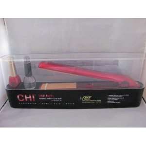   Garouk Chi 24k Red Ceramic Hairstyling Iron & 2x Nail Lacquer Beauty