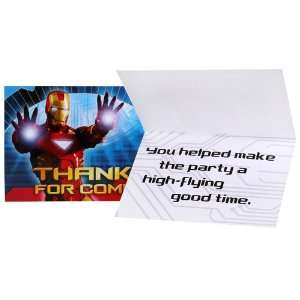    Lets Party By Hallmark Iron Man 2 Thank You Notes 