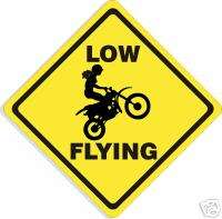RM CR YZ KX KTM 125 250 500 Dirt Bike Low Flying SIGN  