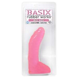  Basix Rubber Works 8 Inch Fat Boy Dong, Pink: Pipedreams 