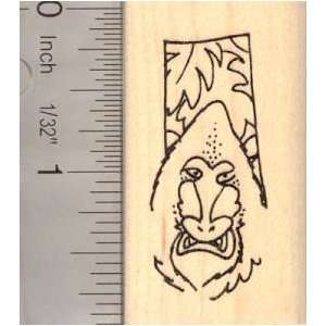  Mandrill Monkey Face Rubber Stamp Arts, Crafts & Sewing
