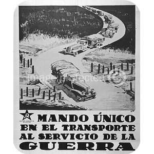  Mando Unico Bardasano Spanish Civil War Vintage MOUSE PAD 
