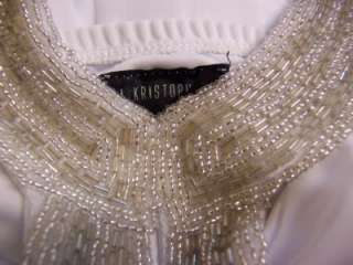JODI KRISTOPHER White Pink Jersey Long Formal Gown Maxi Versatile 