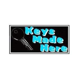  Keys Made Here Backlit Sign 15 x 30