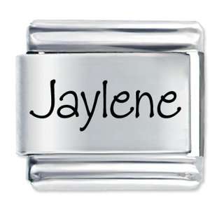  Name Jaylene Gift Laser Italian Charm: Pugster: Jewelry