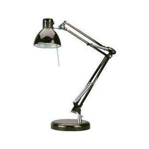   HALOGEN DESK LAMP, BLACK JCD/G8 50W by Lite Source: Home Improvement