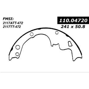  Centric Parts, 111.04720, Centric Brake Shoes Automotive