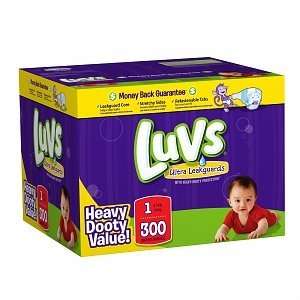 Luvs Luvs Ultra Leakguards Diapers, Size 1, 8 to 14 lbs 300 ct 