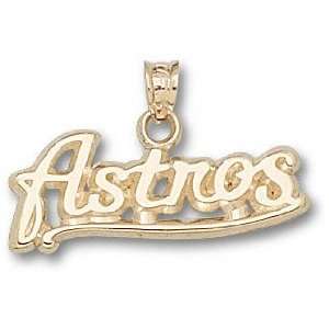  Houston Astros 10K Gold ASTROS 3/8 Pendant Sports 