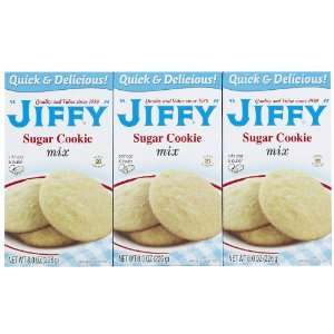 Jiffy Sugar Cookie Mix, 8 oz, 3 pk:  Grocery & Gourmet Food
