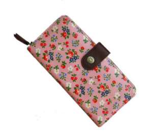 Vintage Flower Zipper Clasp Long lady Wallet Purse With Cath Kidston 