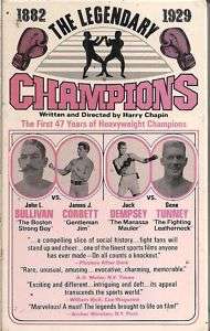 THE LEGENDARY CHAMPIONS BETA 1882 1929 BOXING  