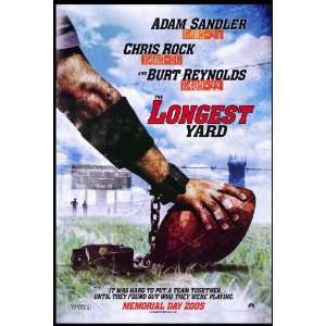  Longest Yard Advance Movie Poster Double Sided Original 