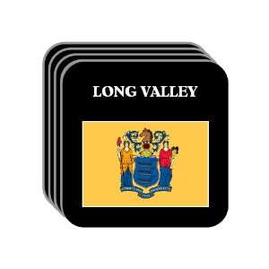  US State Flag   LONG VALLEY, New Jersey (NJ) Set of 4 Mini 
