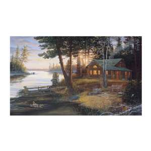  York Wallcoverings Lake Forest Lodge LM7972M Last Embers 