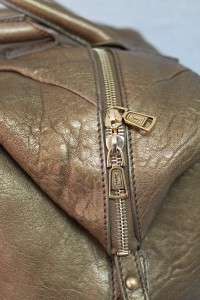 YSL Yves Saint Laurent Large Y metallic Leather bag New