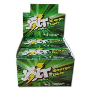 Jolt Energy Gum   Spearmint:  Grocery & Gourmet Food