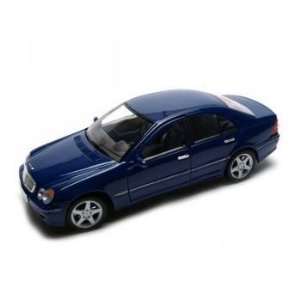 Mercedes C Class Blue Diecast Car Model 1/18: Toys & Games