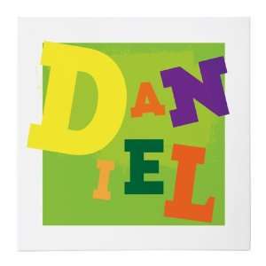  Jumbled Daniel 20x20 Gallery Wrapped Canvas: Baby