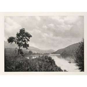 1900 Juniata River Mill Creek Pennsylvania Photogravure 