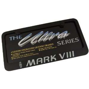  Lincoln Mark VIII Black License Plate Frame: Automotive