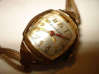 Vintage Bulova L3 10K Rolled Gold Plate Watch  