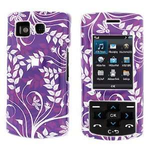  Premium   LG CF360 Purple Flower Cover   Faceplate   Case 