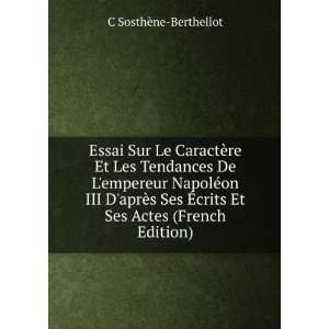  Essai Sur Le CaractÃ¨re Et Les Tendances De Lempereur 