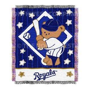  MLB Kansas City Royals Baby Afghan / Throw Blanket: Sports 