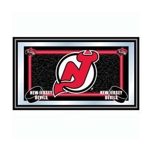 NHL New Jersey Devils Framed Team Logo Mirror Sports 