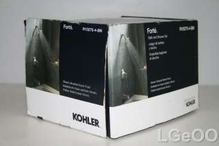 New Kohler Forte R10275 4 BN Bath and Shower Set  