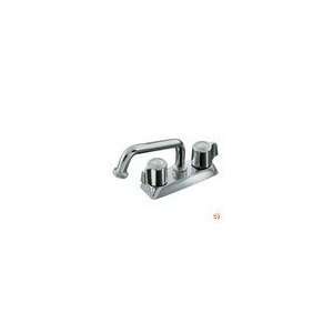 Coralais K 15271 B CP Laundry Sink Faucet w/ Threaded Spout, Blade Ha