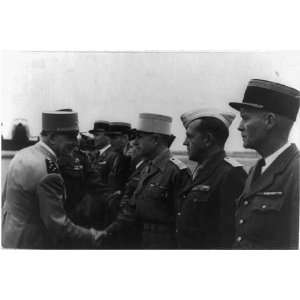  Vietnam Gen. de Lattre de Tassigny shaking hands with 