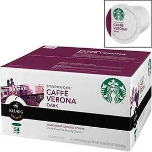 Starbucks CaffÃ¨ Verona, Dark, K Cup Portion Pack for Keurig K Cup 