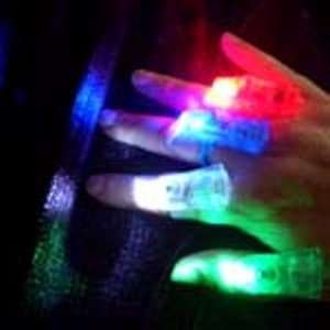  LED Finger ring laser lights, pack of 4 Toys & Games