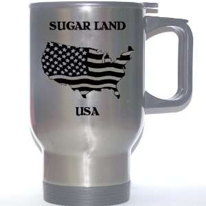  US Flag   Sugar Land, Texas (TX) Stainless Steel Mug 