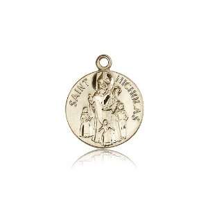  14kt Gold St. Nicholas Medal Jewelry
