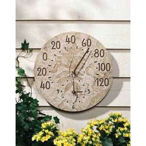  Fossil Sumac Clock & Thermometer Combo