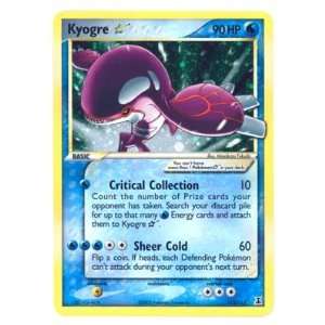   EX Delta Species #112 Shining KYOGRE holofoil card Toys & Games