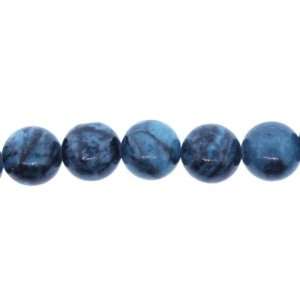  Blue Picasso Stone  Ball Plain   10mm Diameter, No Grade 