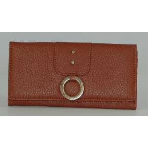  Kristine Accessories Safari Flat Ring Wallet Clutch 