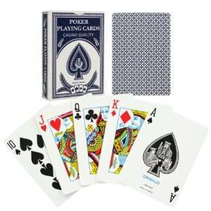  Grimaud Poker Size Playing Cards   Blue