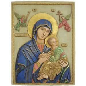  Our Lady of Perpetual Help Wall Relief, Blue Cloak   R 