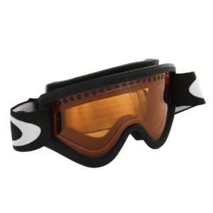  Oakley E Frame Snowboard Goggles Black/Persimmon Lens 