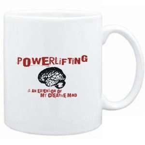  Mug White  Powerlifting is an extension of my creative 