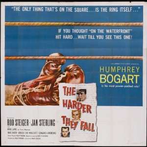 The Harder They Fall Movie Poster (30 x 30 Inches   77cm x 77cm) (1956 