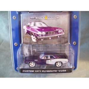   Muscle Car Garage Series 3 Purple Custom 1971 Plymouth Cuda Toys