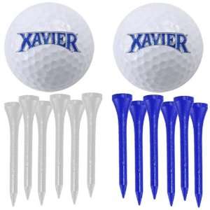 Xavier Musketeers White Golf Balls & Tees Combo Pack