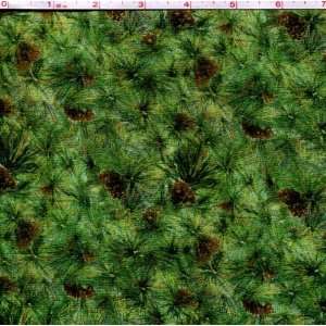  Majestic Wings PINE CONES lt green South Seas ssi 73238 