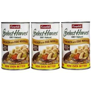Campbells Select Harvest Chicken with Egg Noodles Soup 18.6 oz